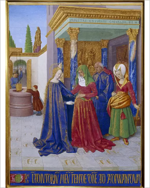 Visitation. Meeting between the Virgin Mary and Saint Elizabeth