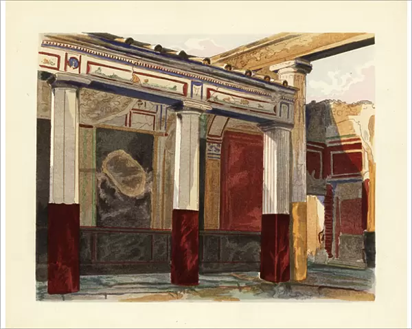 Rhodian peristyle of the House of the Silver Wedding, Casa delle Nozze d Argento, Pompeii