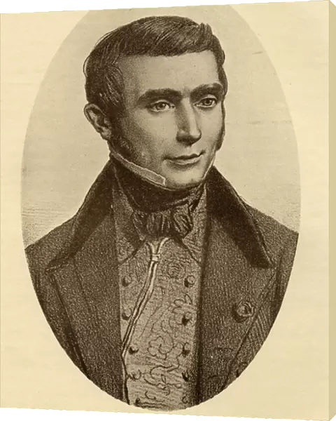 Eugene Scribe (1791-1861) (engraving)