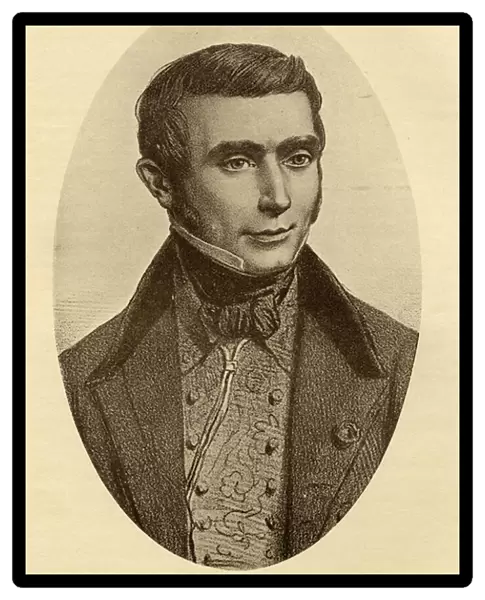 Eugene Scribe (1791-1861) (engraving)