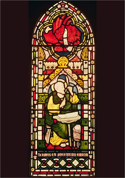 St. Mark, c. 1870 (stained glass)