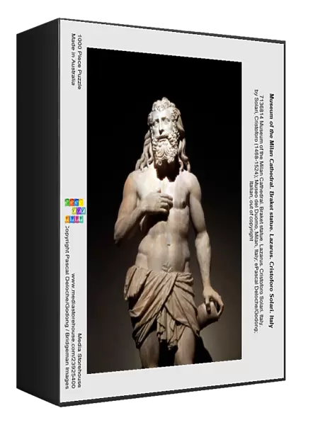 Museum of the Milan Cathedral. Braket statue. Lazarus. Cristoforo Solari. Italy