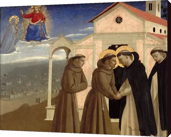Meeting of Saint Francis and Saint Dominic (Scenes from the life of Saint Francis of