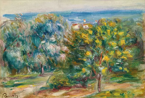 Sketch of a Landscape in the Midi, 1910 (oil on canvas)