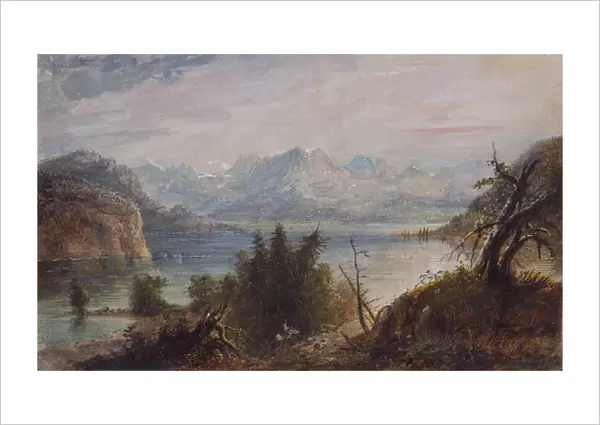 Lake, Wind River Chain of Mountains, c. 1837 (w  /  c on paper)