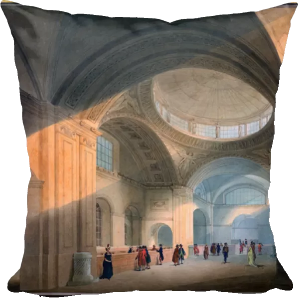 Soane office, London: Bank of England, interior perspectives, 1799 (pen & watercolour)
