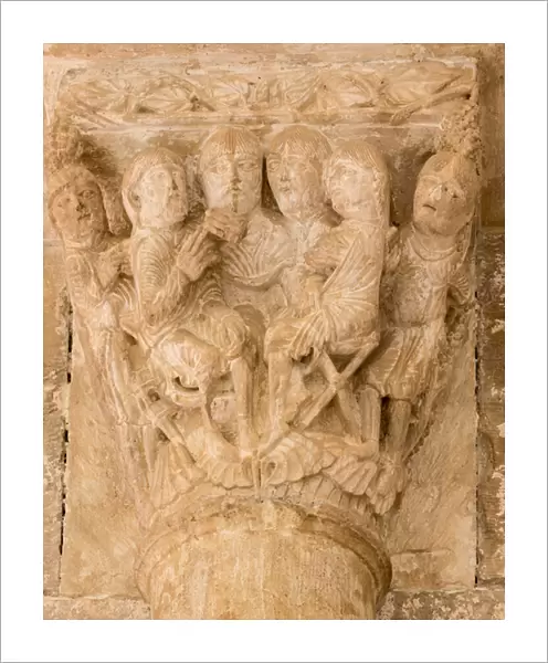 The council, 12th century (sculpture)