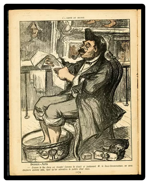 L Assiette au Beurre, number 71, Satirique en couleurs, 1902_8_9: Fine Arts (lithograph)