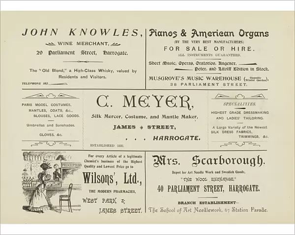 Advertisement, c 1900 (litho)