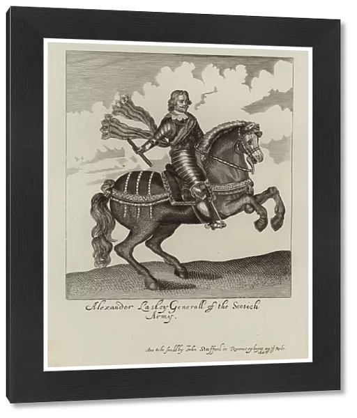 Alexander Leslie, 1st Earl of Leven, Scottish soldier (etching)