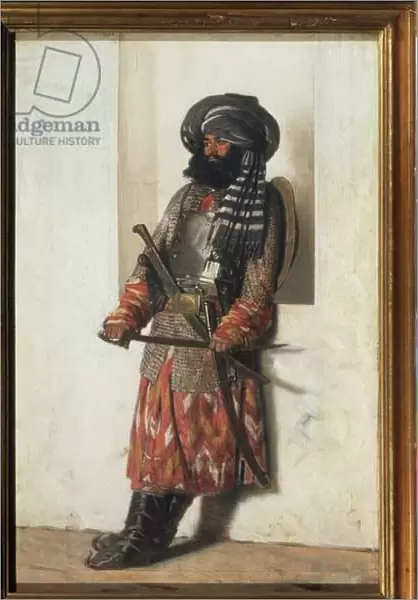 Un afghan (An Afghan) - Peinture de Vasili Vasilyevich Vereshchagin (Vassili Verechtchaguine) (1842-1904), huile sur toile, 1870, art russe 19e siecle - State Tretyakov Gallery, Moscou