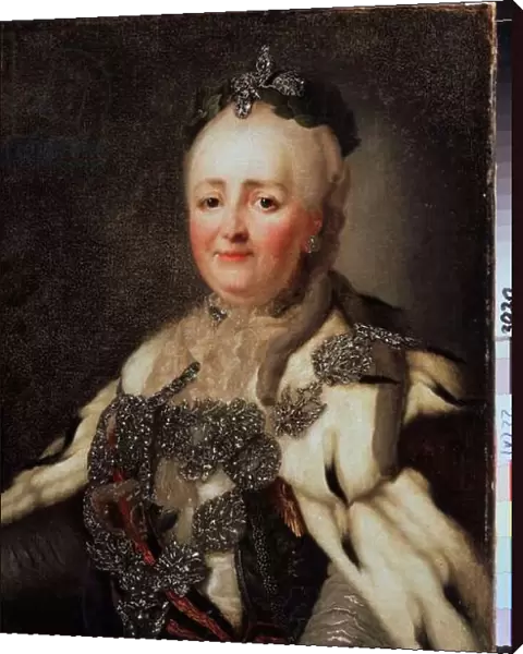 'Portrait de Catherine II (caterina II) (1729-1796), imperatrice de Russie'Peinture de Alexandre Roslin (1718-1795). State Regional I. Pozhalostin Art Museum, Ryasan