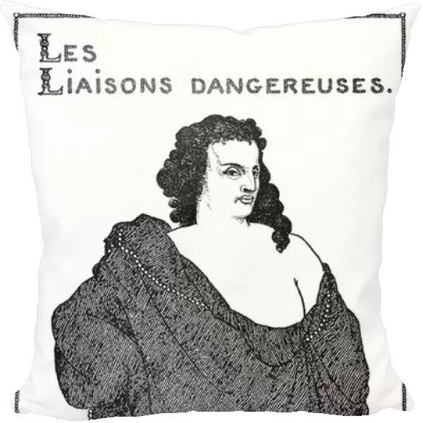 Count Valmont, frontispiece for Les Liaisons Dangereuses by Pierre Cholderlos de Laclos, 1896 (litho)