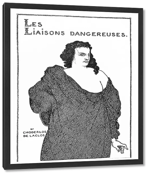 Count Valmont, frontispiece for Les Liaisons Dangereuses by Pierre Cholderlos de Laclos, 1896 (litho)
