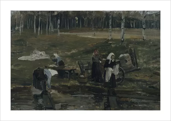 Laundry, 1876 (oil on canvas)