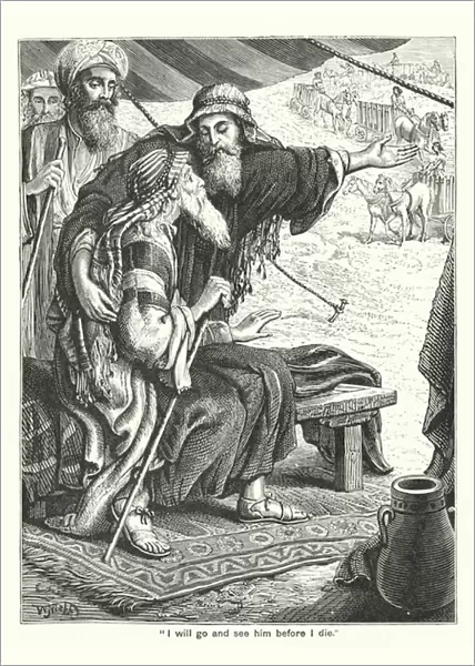 'I will go and see him before I die'(engraving)