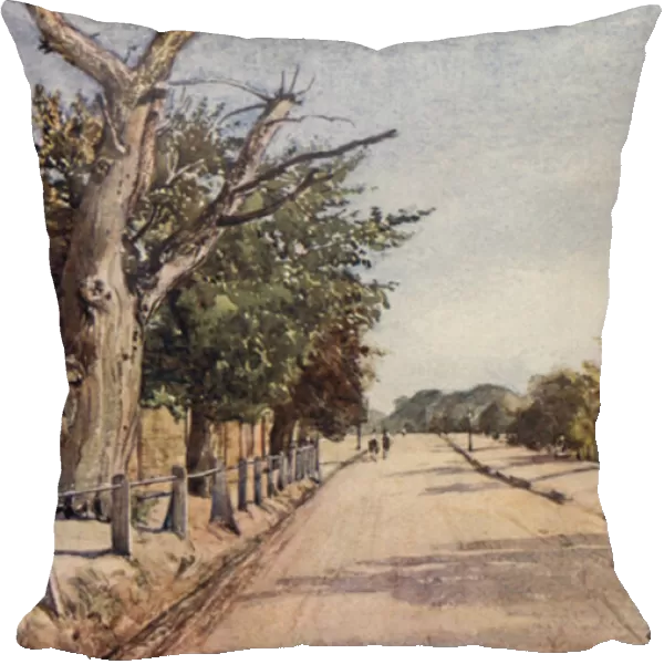 The Spaniards Road, Hampstead (colour litho)