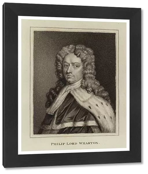 Philip Wharton, 1st Duke of Wharton, English Jacobite politician (engraving)