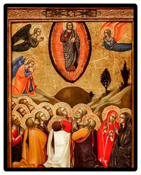 The ascension. 14th century (Tempera on Wood)