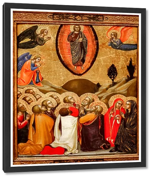 The ascension. 14th century (Tempera on Wood)