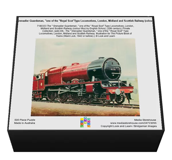 The 'Grenadier Guardsman, 'one of the 'Royal Scot'Type Locomotives, London, Midland and Scottish Railway (colour litho)