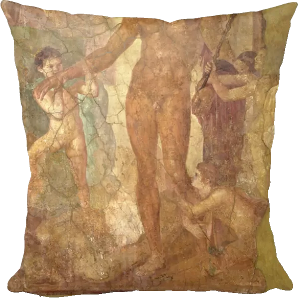 Theseus and the Minotaur, Pompeii (fresco)