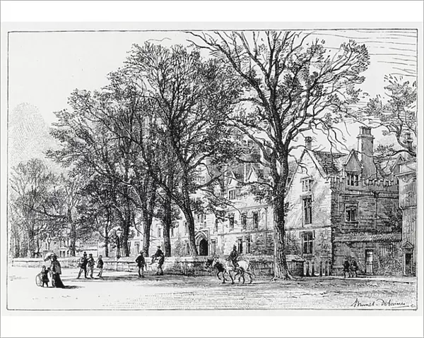 St Johns College (litho)