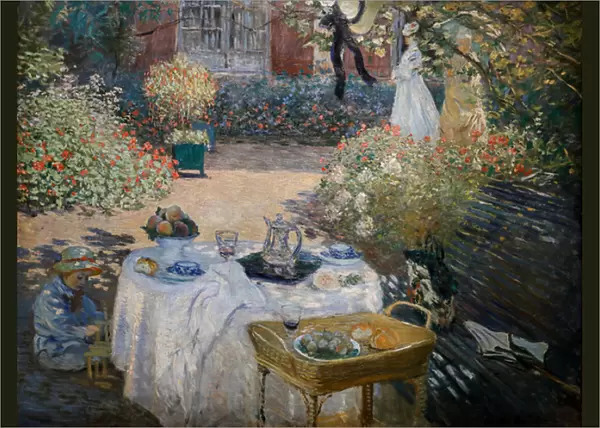 The luncheon : decorative panel, 1876 (Oil on Canvas)