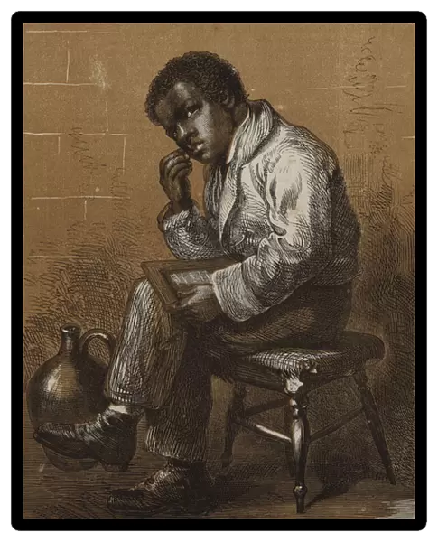 'A Brown Study'(engraving)