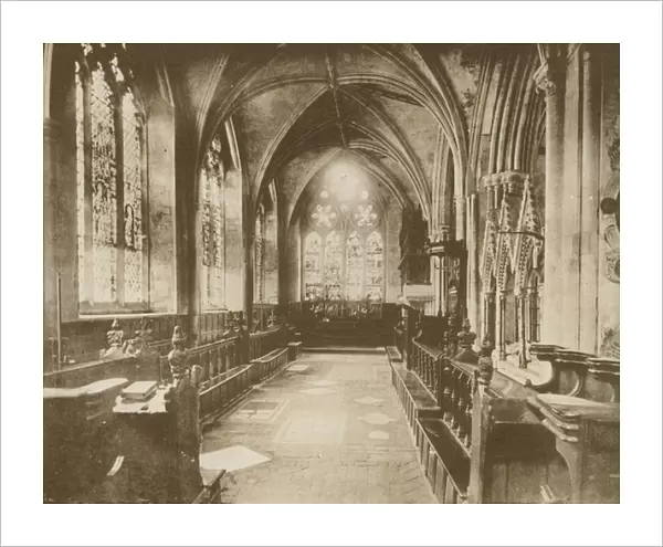 Christ Church, Oxford: The Latin Chapel (b  /  w photo)