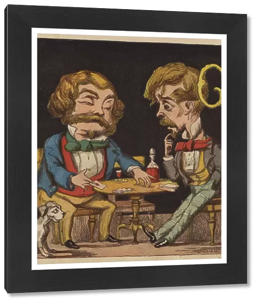 G is for gambler (colour litho)