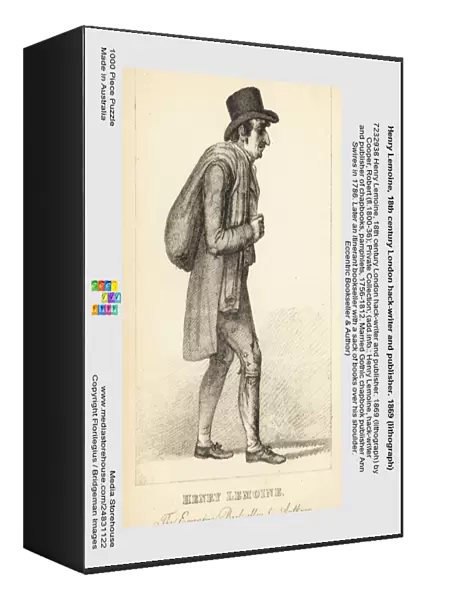 Henry Lemoine, 18th century London hack-writer and publisher. 1869 (lithograph)