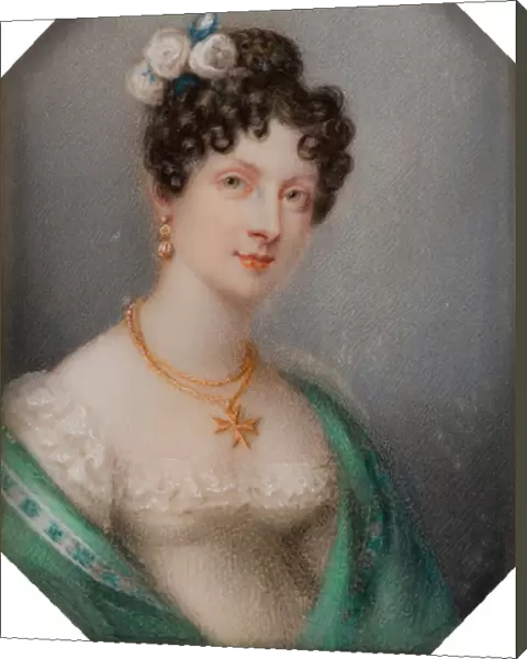 Portrait of Georgina Viscountess Newport, later Countess of Bradford, c. 1819 (oil on canvas)