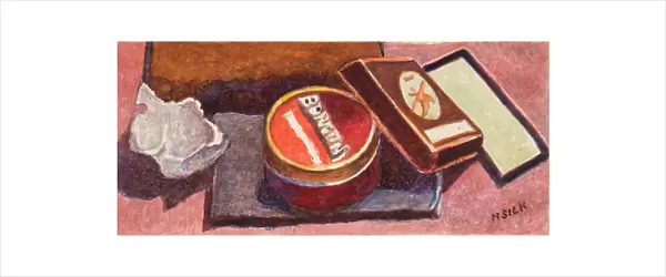 Bondman Tobacco, c. 1930 (pencil & w  /  c on paper)