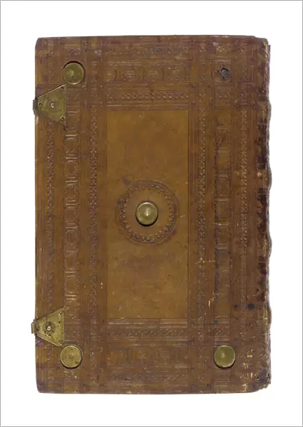 Sphaera Mundi by Johannes de Sacro Bosco and Theoricae Novum Planetarium, published in Venice by Simon Bevilacqua, 1499 (leather & brass)