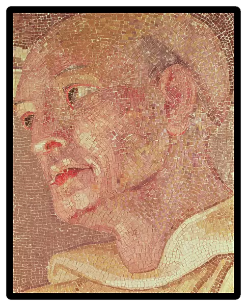 St. Bernard of Clairvaux (c. 1090-1153) from the Crypt of St. Peter (mosaic) (detail)