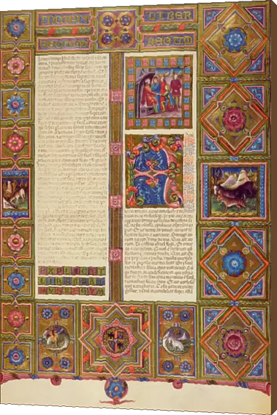 Fol. 127r The Second Book of Kings, from the Borso d Este Bible. Vol 1 (vellum)