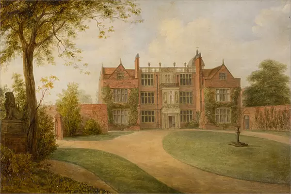 Castle Bromwich Hall, Warwickshire, c. 1850-1900 (oil on canvas)