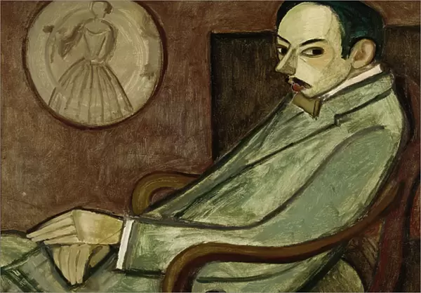 Portrait of Pierre-Jean Jouve (1887-1976) 1909 (oil on canvas)
