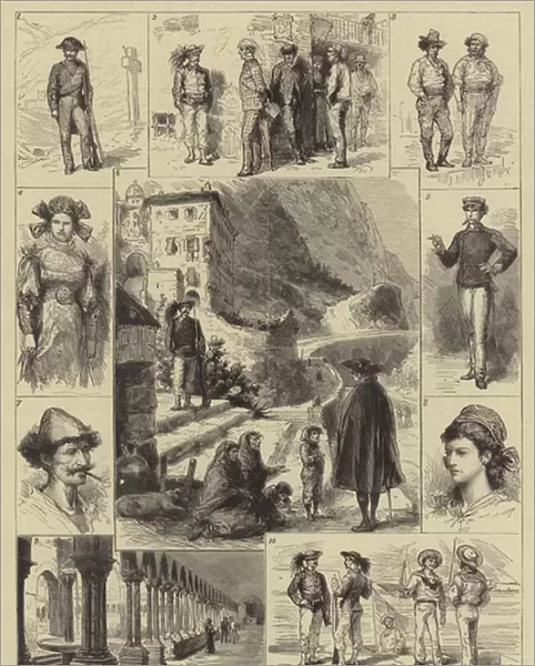 Notes at Palermo and its Environs (engraving)