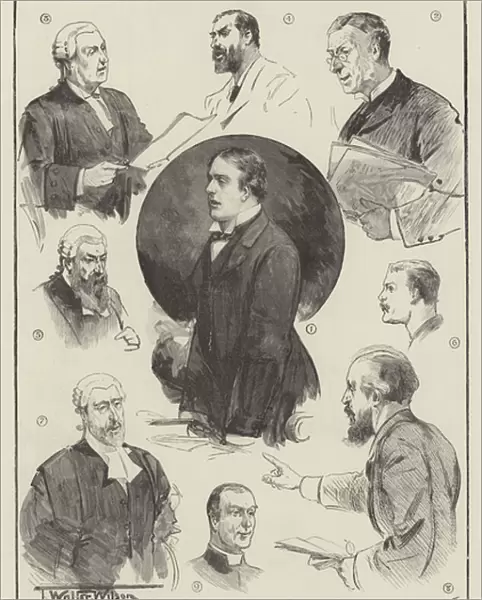 The Licensing Question, Sketches at the London County Council (engraving)