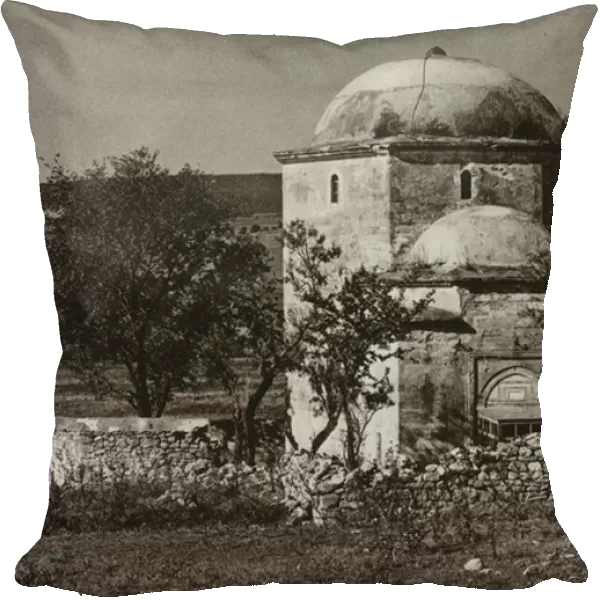 Romania: Teke, Turkish mausoleum (b  /  w photo)