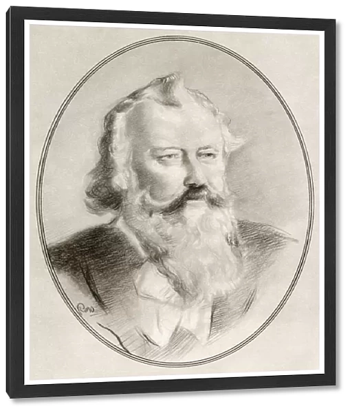Johannes Brahms, from Living Biographies of Great Composers