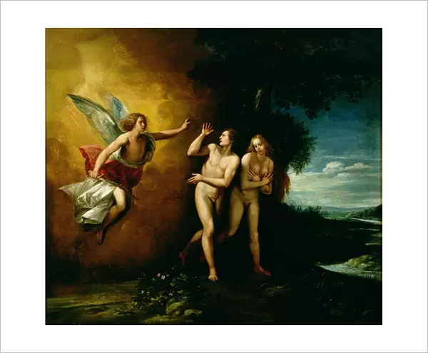 The Expulsion of Adam and Eve (oil on canvas)