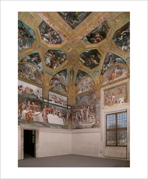 View of the Chamber of Cupid and Psyche (Sala di Amore e Psiche), 1526-1528