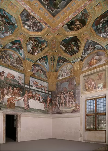 View of the Chamber of Cupid and Psyche (Sala di Amore e Psiche), 1526-1528