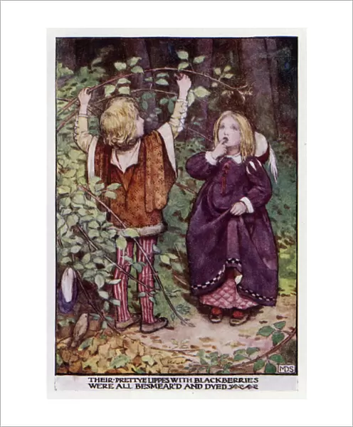 The Babes in the Wood. Unknown (colour litho)
