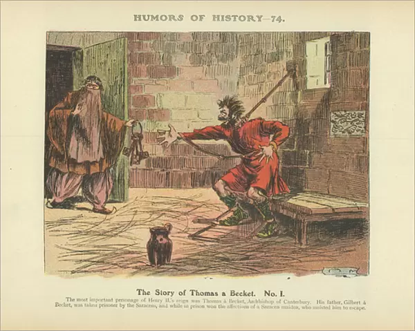 The Story of Thomas a Becket. No. 1 (colour litho)
