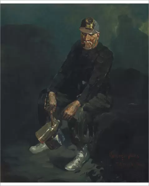 The Miner, 1925 (oil on canvas)