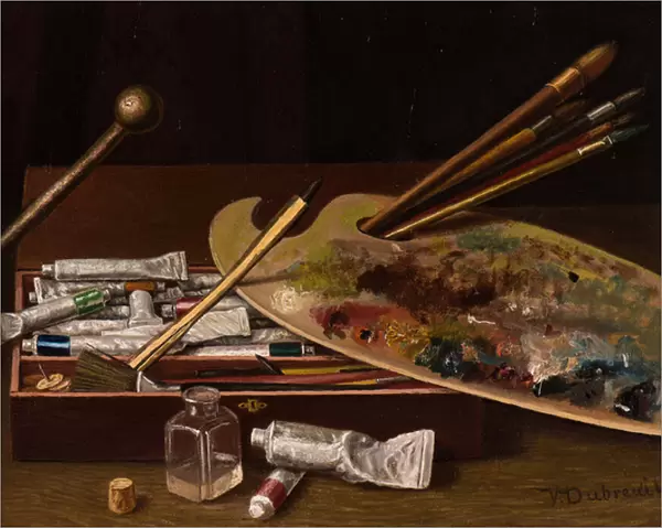 The Artists Palette, 1880 (oil on canvas)